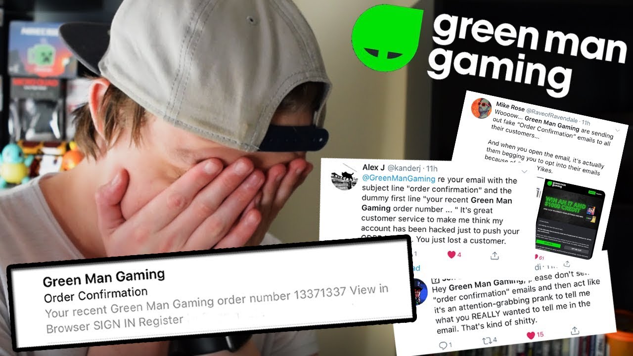 GREEN MAN GAMING MAKES YOU THINK YOU'VE BEEN HACKED...