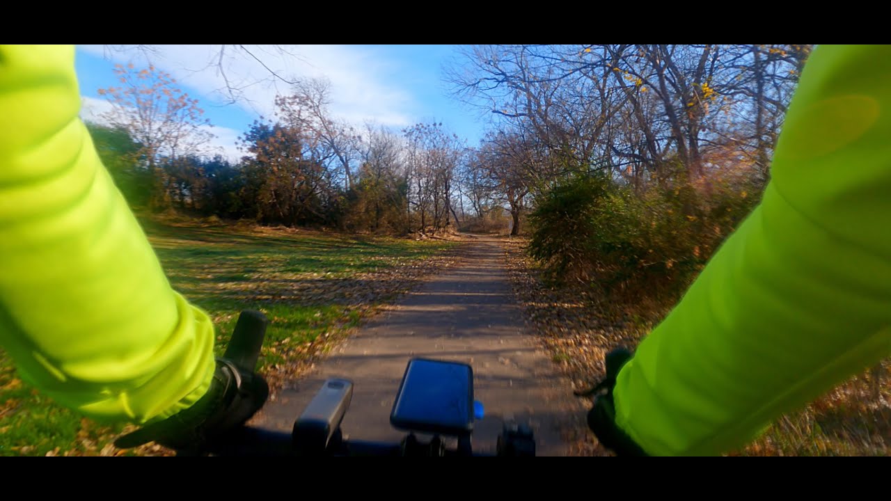 Cycling the Trinity Trail River from downtown Fort Worth