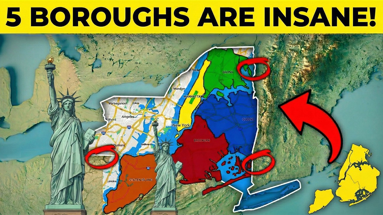 The REAL 5 BOROUGHS Of NYC You Don't Know About - 50 Insane Facts!