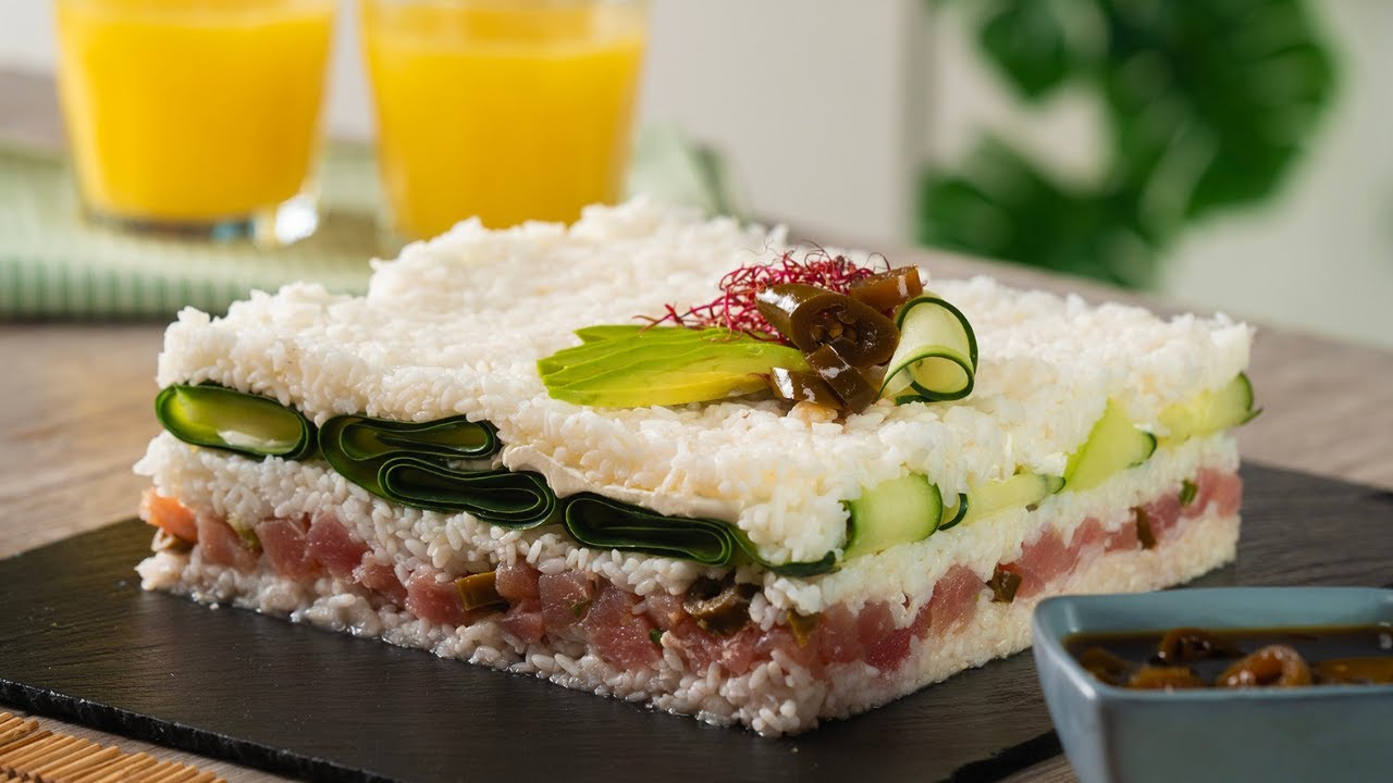 Lasa&ntilde;a de sushi | kiwilim&oacute;n recetas