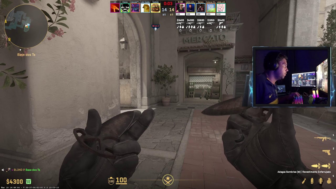CS:GO 🔥 Treino é treino, live é bala.
