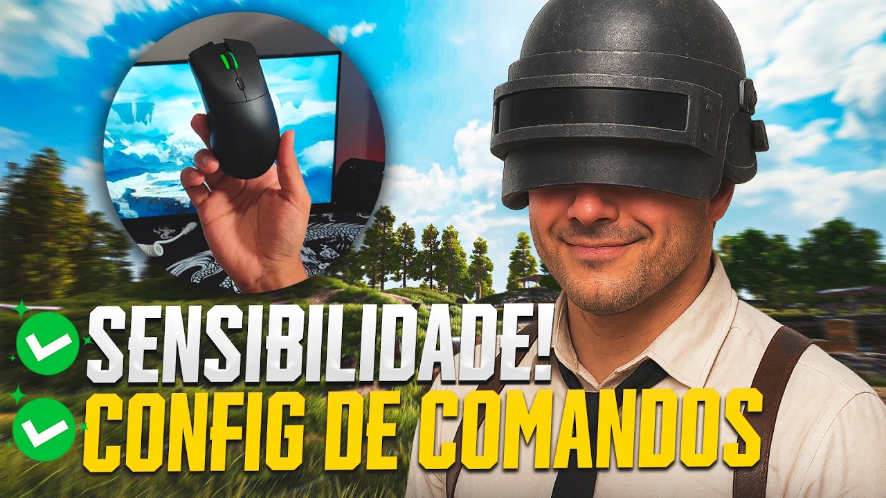 TENHA A MELHOR SENSIBILIDADE e CONFIG de TECLAS DO PUBG - Dicas para iniciantes