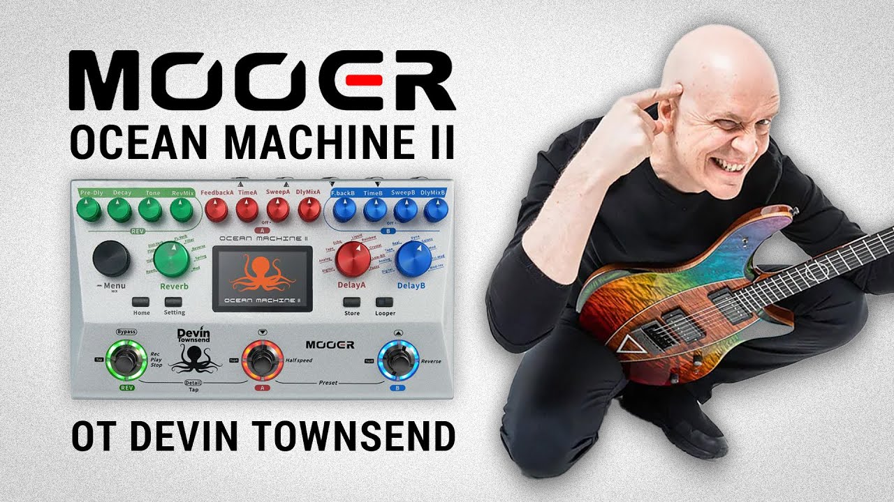 Полный обзор Delay-процессора Mooer Ocean Machine II от Devin Townsend