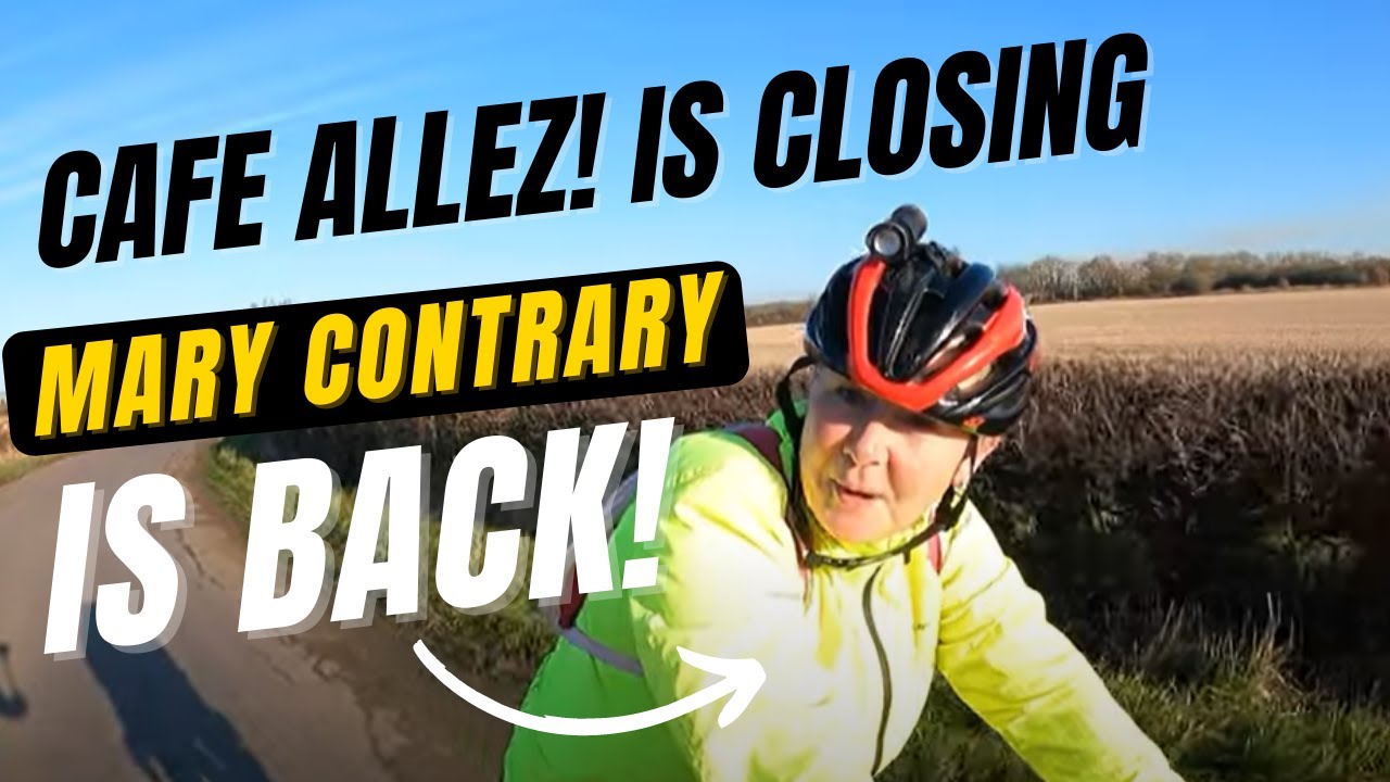 Our Favourite Local Coffee Shop - Cafe Allez! - Is Having To Close!  Bad News for Mary Contrary