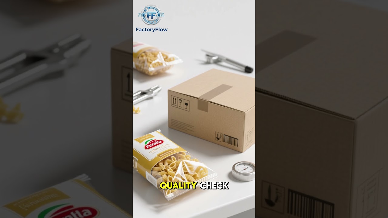 How pasta stays perfectly shaped through the entire process 