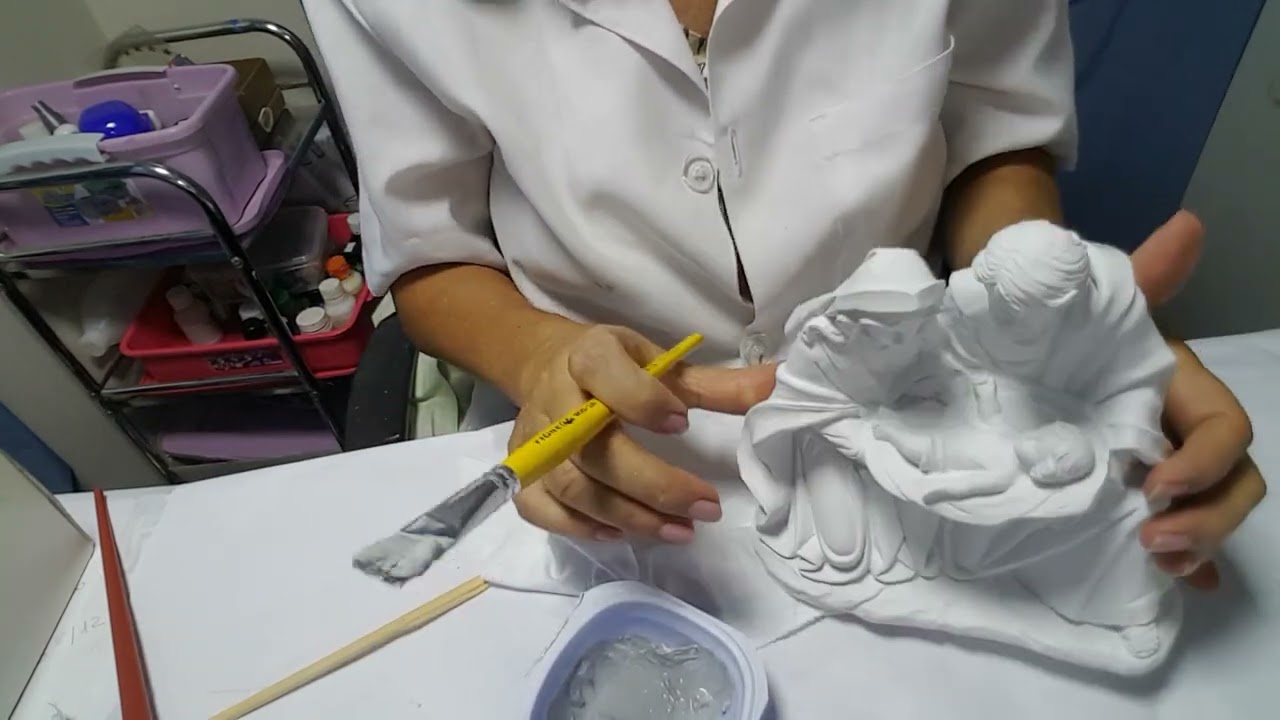 Técnica  Imitação  de Marmore.