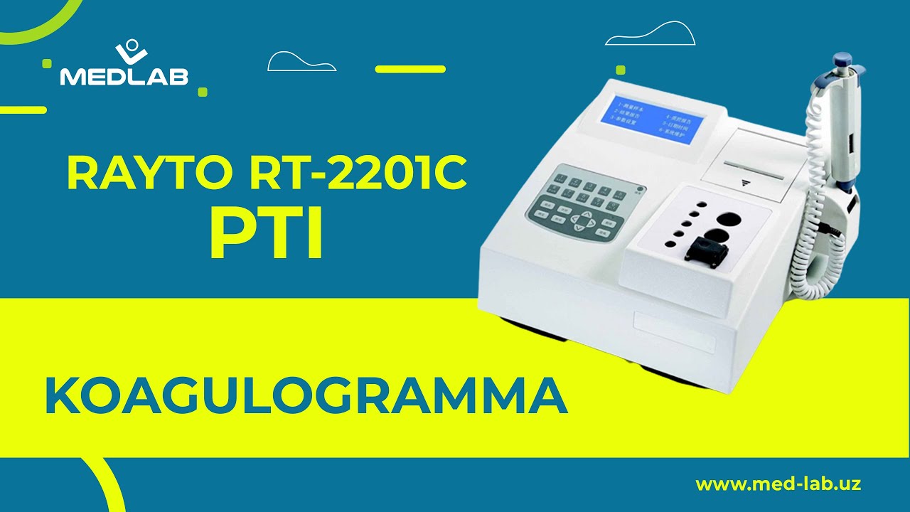 Rayto Rt Koagulograma/ Rayto RT Coagulation Analyzer.