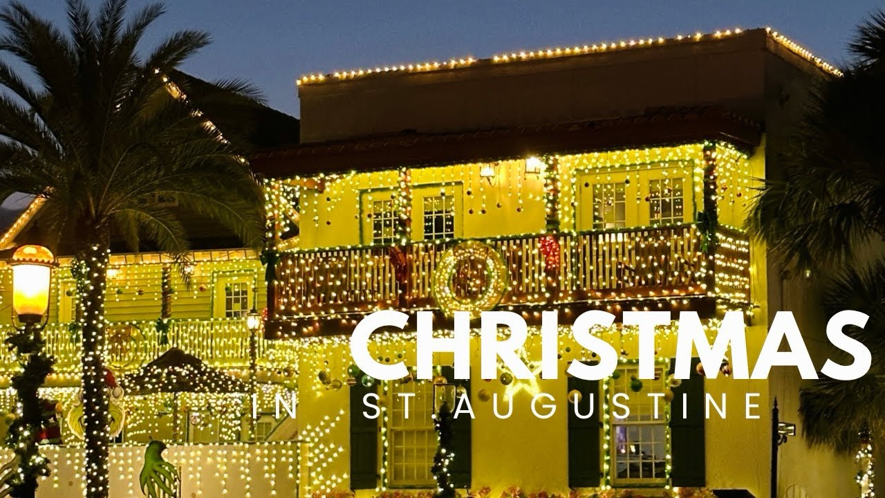 St. Augustine at Christmas 🎄 | America’s Oldest City Glows