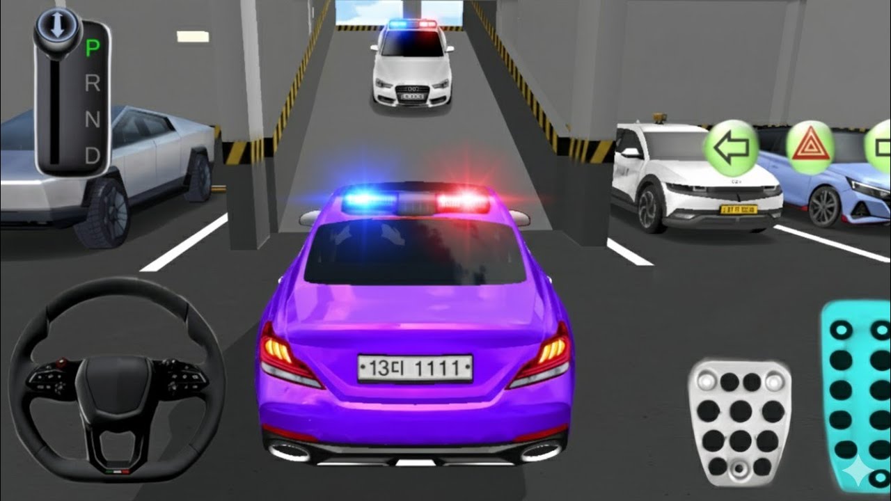 New Mercedes Golden Cars Stuck For Parking - 3D Driving Class - Best Android Gameplay