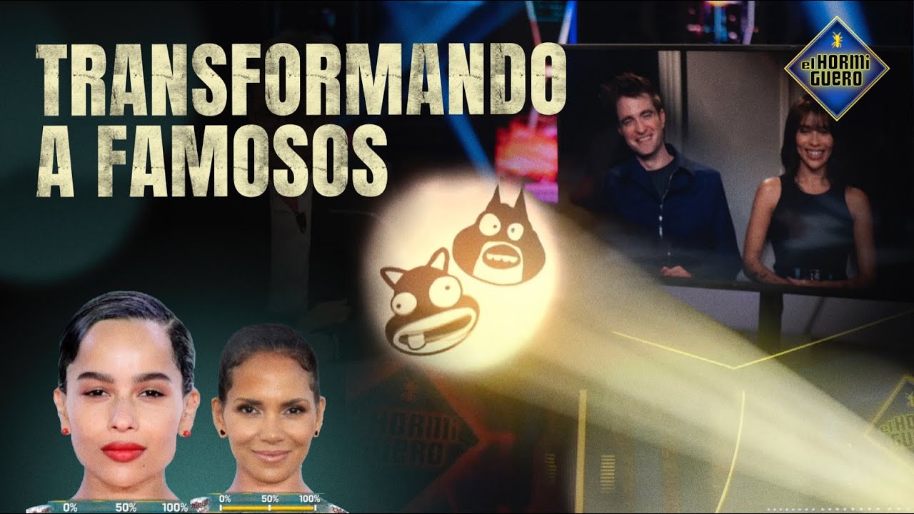 ¿Eres capaz de adivinarlo? Transformamos a Robert Pattinson y Zöe Kravitz - El Hormiguero