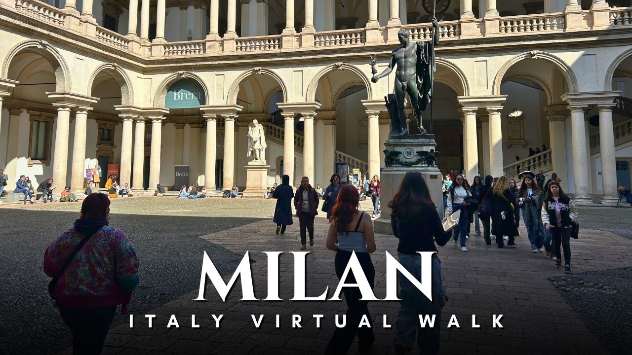 Milan Brera District, Italy 🇮🇹 | Walking the City&rsquo;s Most Elegant Streets &bull; 4K