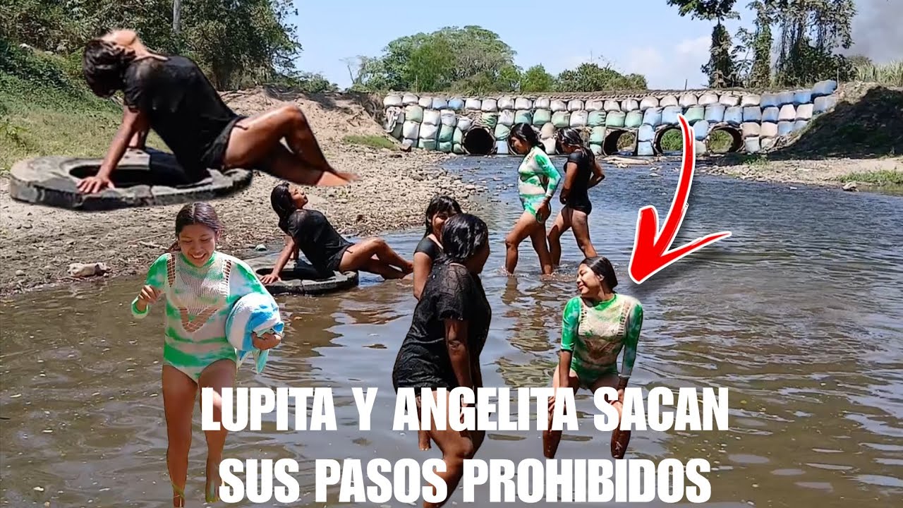 LAS CHICAS LUCEN SU TRAJE DE BAÑO Y EN ESTE MOMENTO LUPE SUFRIÓ UN GRÁN SUSTO POR UNAS SERPIENTES 🐍 