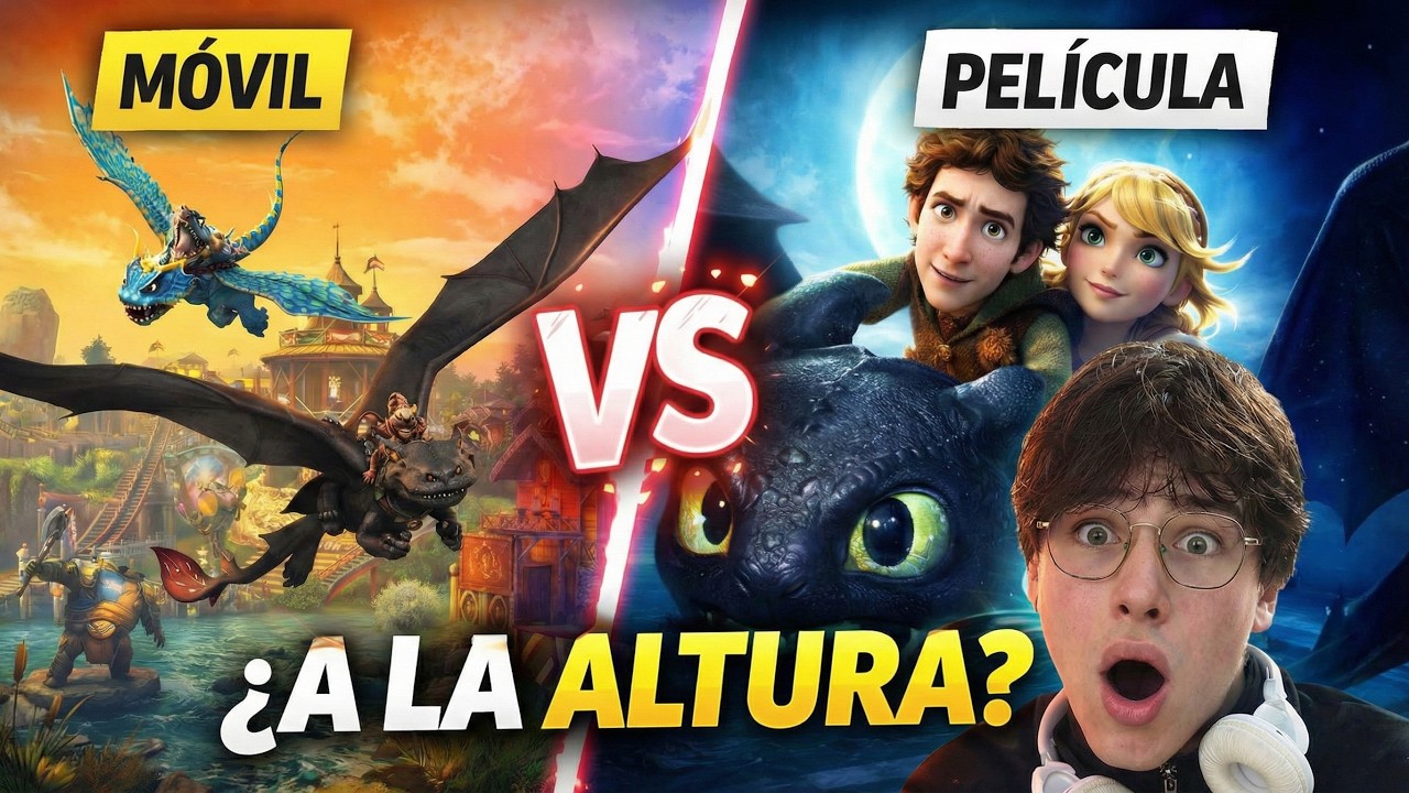 Cómo entrenar a tu dragón móvil… ¿MEJOR que la película?