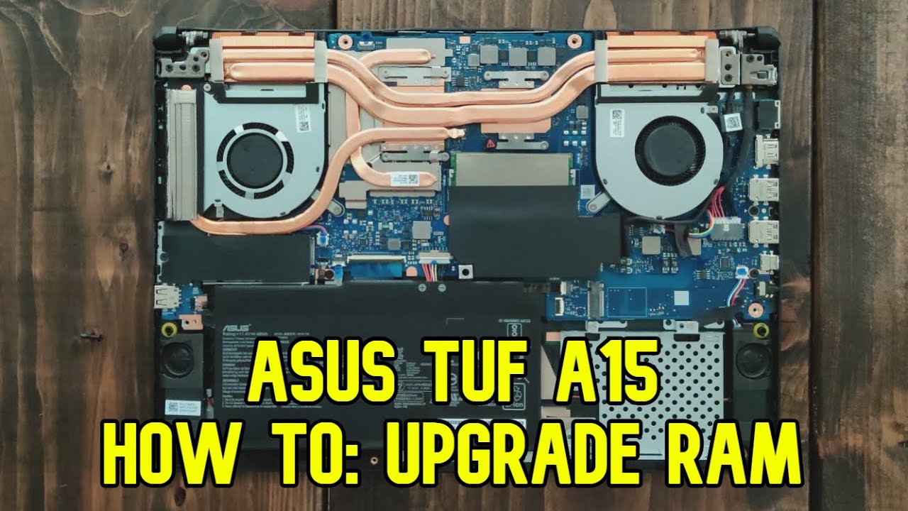 How to: Upgrade RAM on ASUS TUF A15