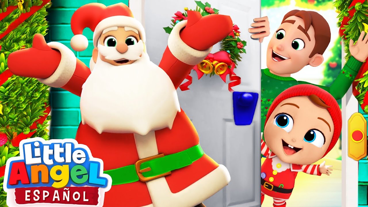 ¿Quién Está En La Puerta? (Edición de Navidad) 🎄 | Canciones Infantiles | Little Angel Español