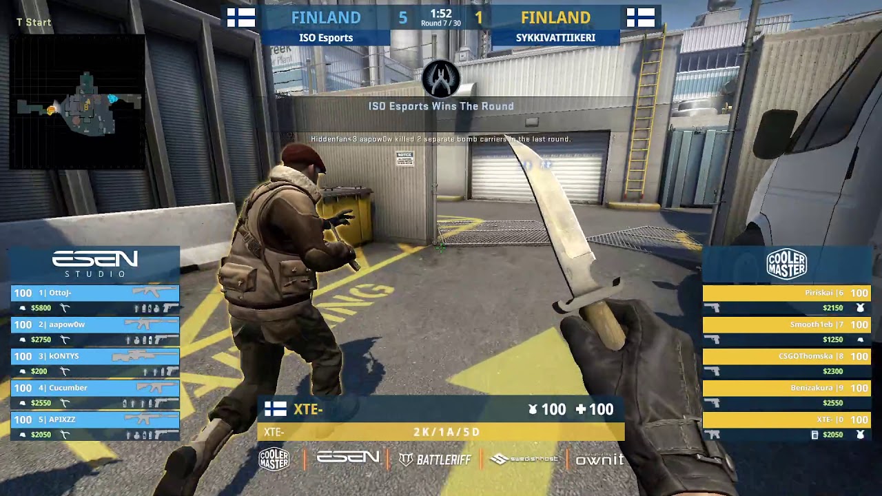 King of Nordic S17E05 - FINNISH FINALS - ISO Esports vs SYKKIVATTIIKERI (Quarter)