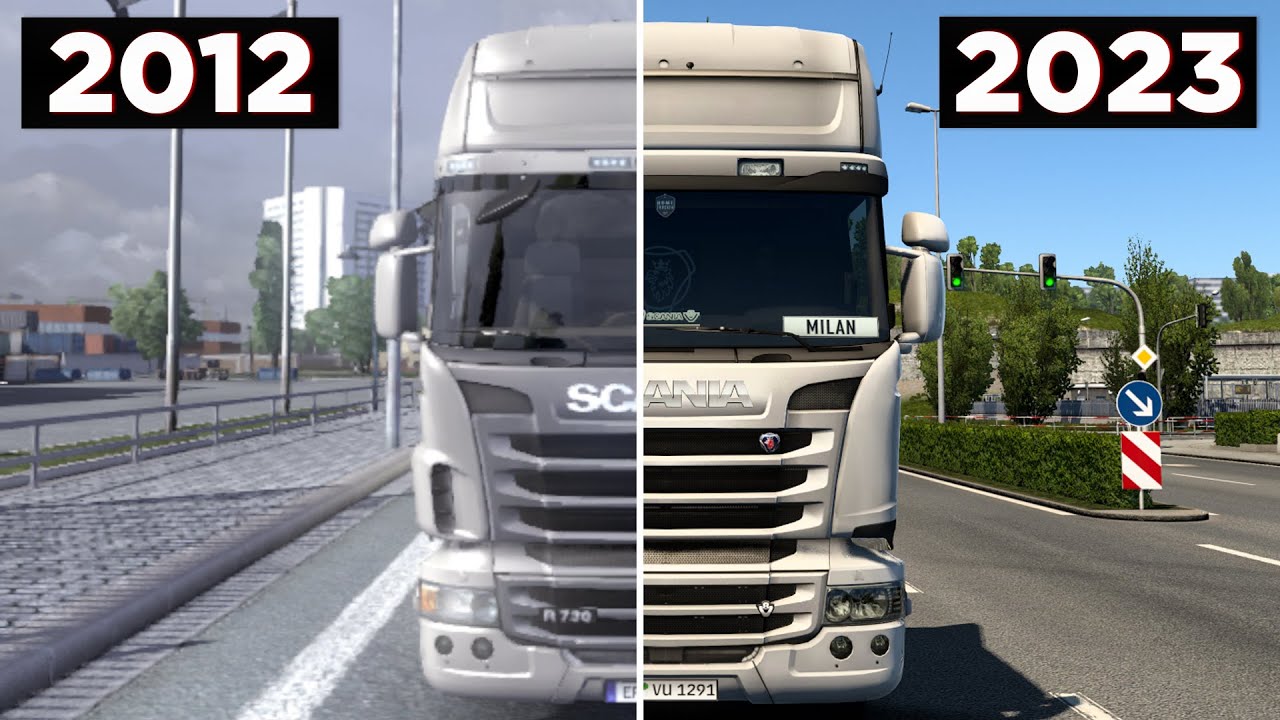 ETS2: 2012 vs 2023