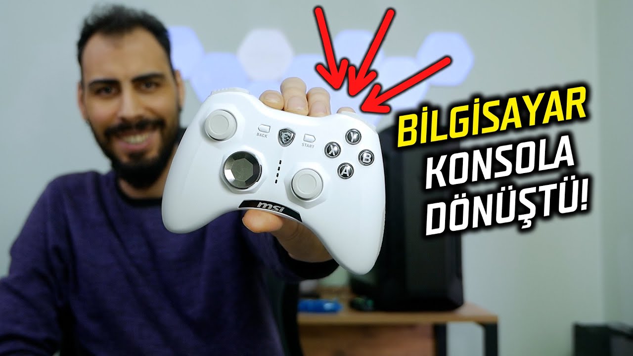 Bilgisayarı Konsola Çeviren Gamepad Yapmışlar! MSI GC30 V2 NASIL?