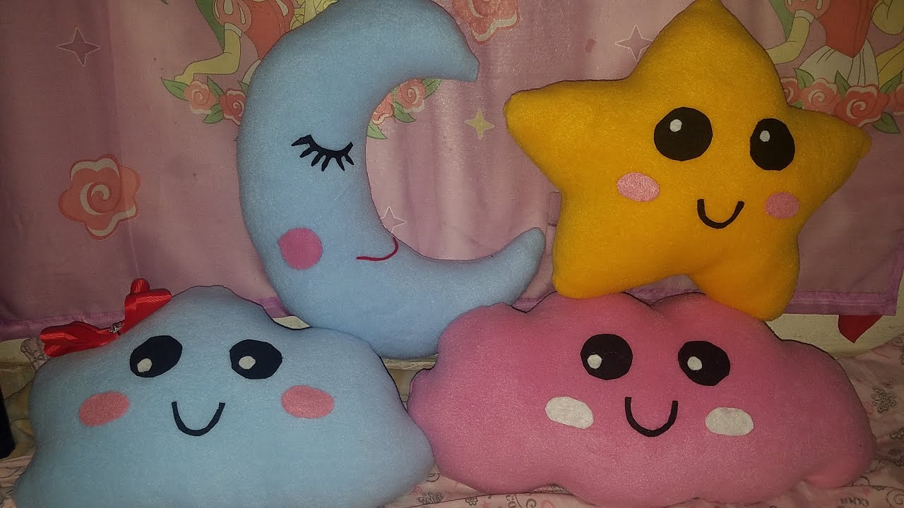 como hacer cojines kawaii de diferentes forma