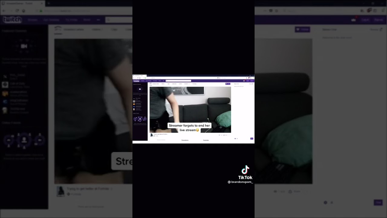 STREAMER FORGETS TO END STREAM PT 2😳