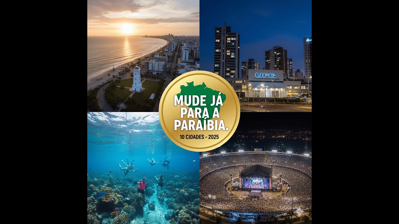 As 10 Melhores Cidades para Viver na PARAÍBA em 2026 (O melhor custo-benefício do Brasil!)