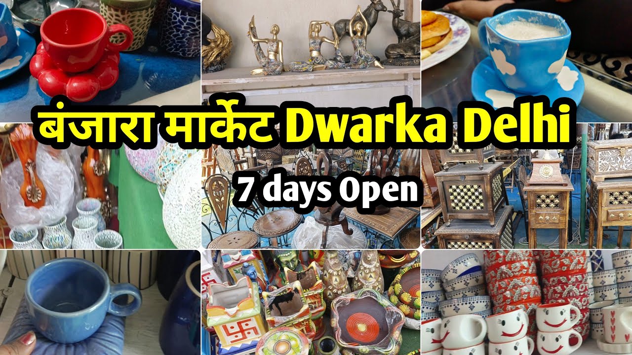 दिल्ली की बंजारा मार्केट 💥 Banjara Market Dwarka #Sumanmarketvlog #Instagram viral product#banjara