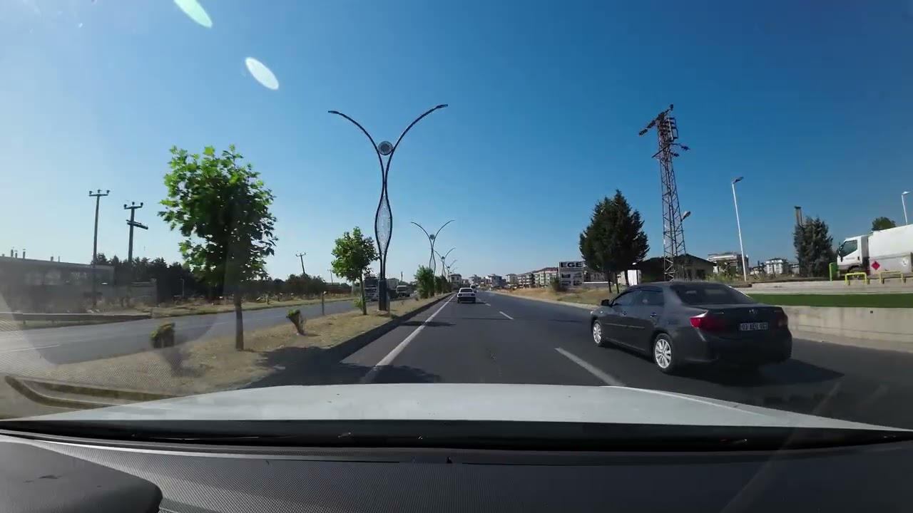 ÇERKEZKÖY OTOBAN ÇIKIŞI ÇERKEZKÖY - KAPAKLI - YONCALI GİDİŞ @DJI TEKİRDAĞ 2025