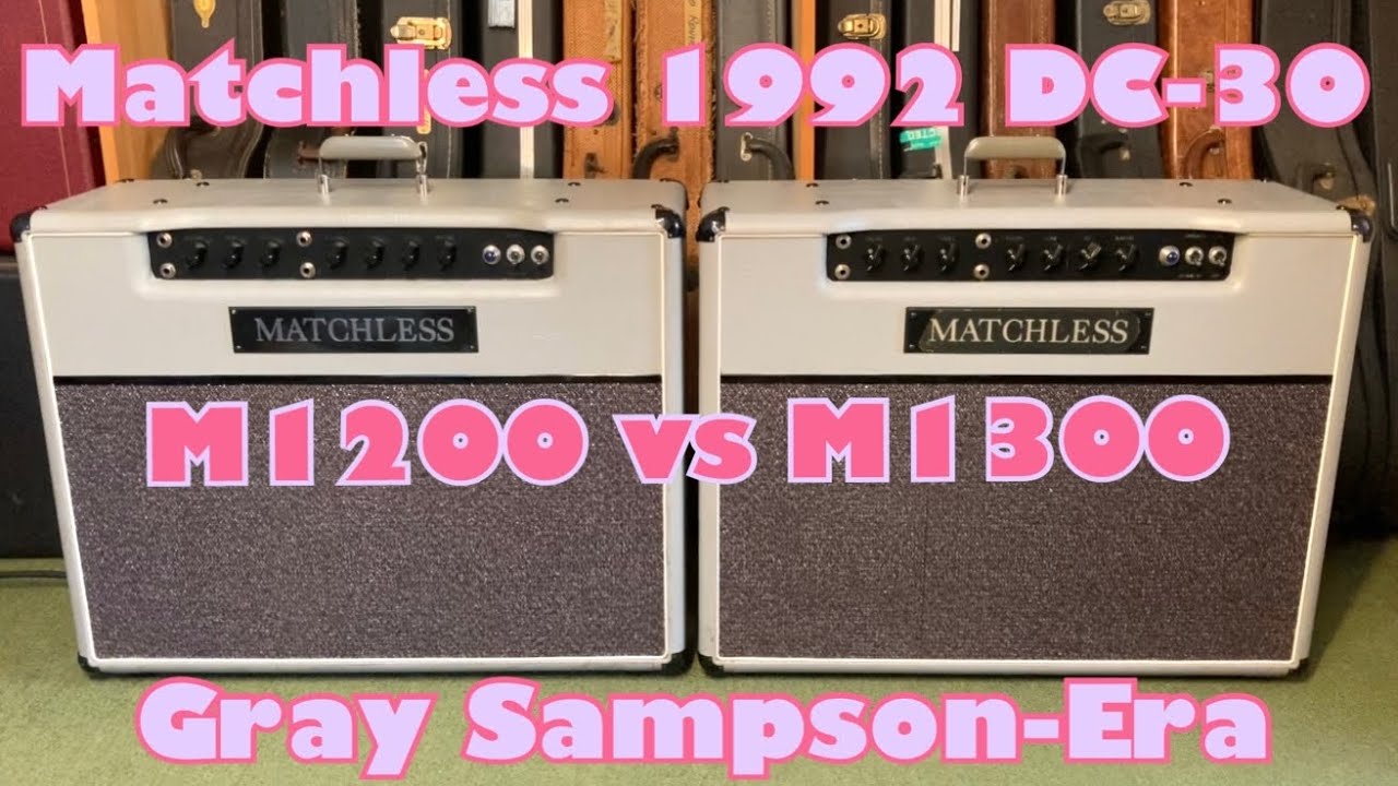 Matchless 1992 DC-30 Gray Sampson-Era Plastic Handle [M1200 vs M1300]