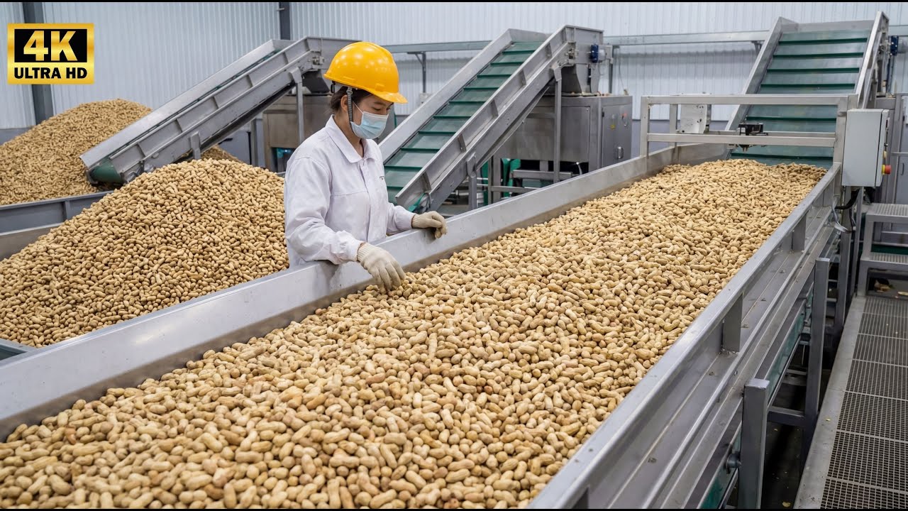 10,000 Liters Per Day – The UNSTOPPABLE Speed of Modern PEANUT OIL Perfect Viscosity Golden Essence