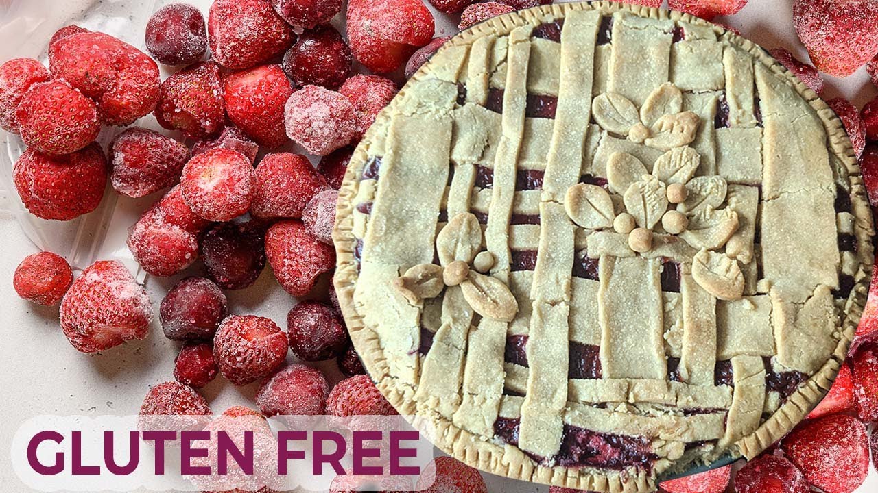 How to Make Frozen Strawberry Rhubarb Pie | Rhubarb Strawberry Pie Recipe🍓🥧👨‍🍳