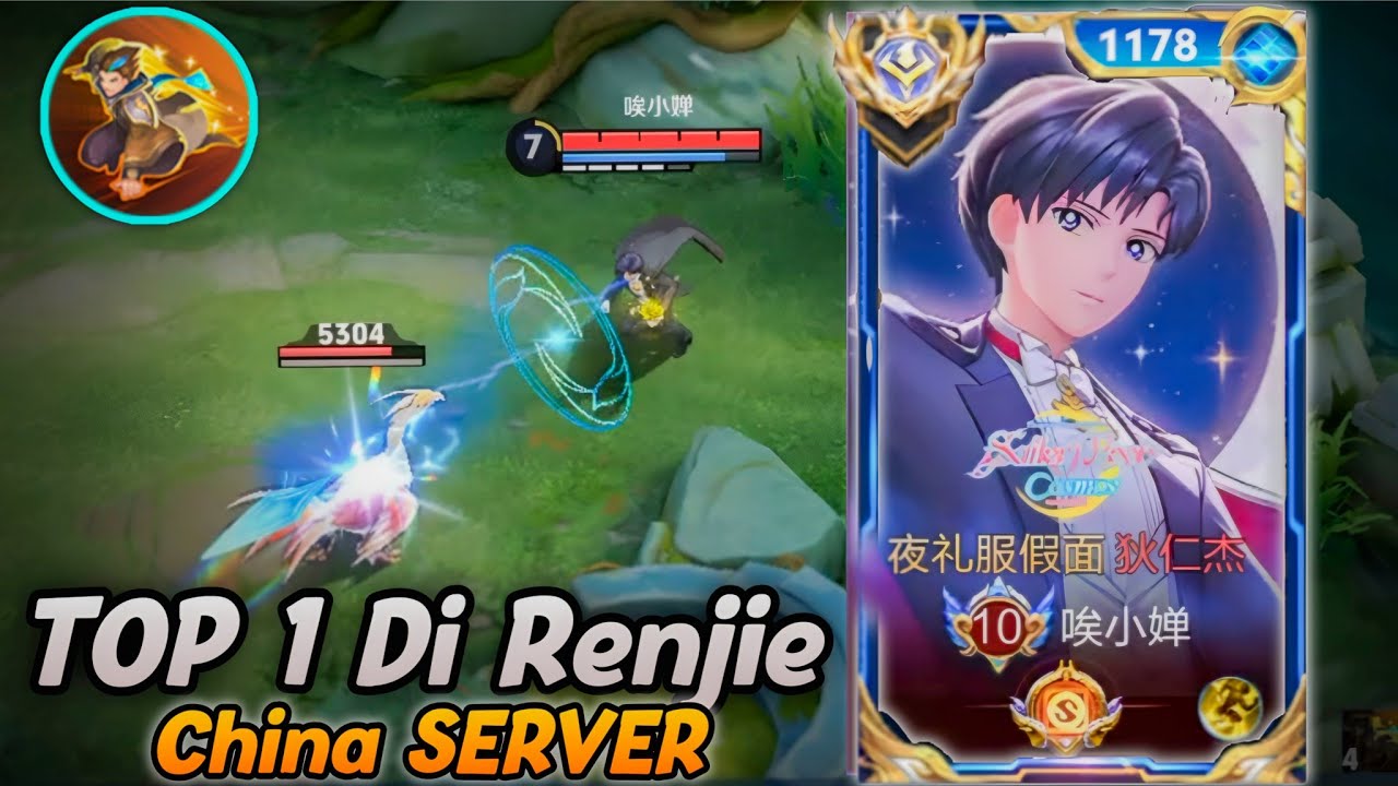 Honor of Kings China Di Renjie - Top1 Di Renjie Gameplay - Legends Ranked