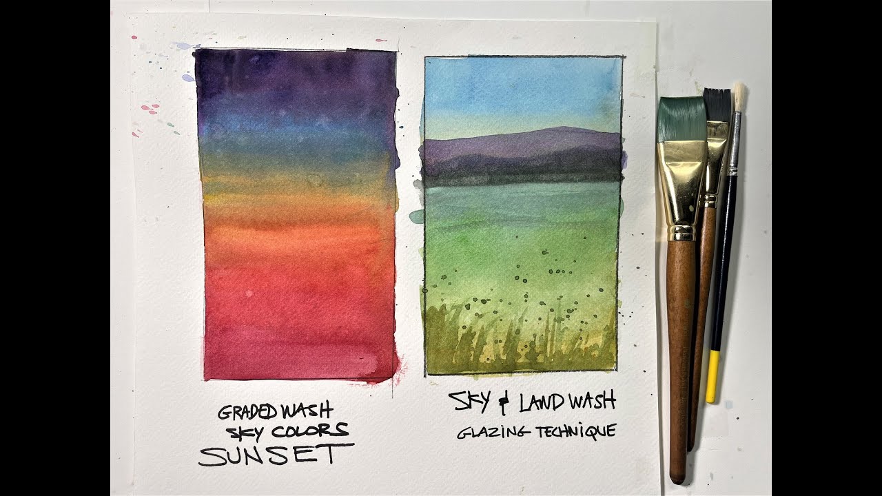 EXTREME BEGINNERS - Watercolor Exercises for Strong Technique Formation - with Chris Petri