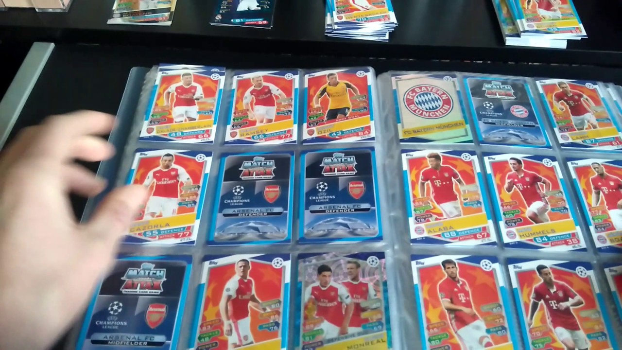UZUPEŁNIANIE ALBUMU CHAMPIONS LEAGUE 16/17 MATCH ATTAX TOPPS