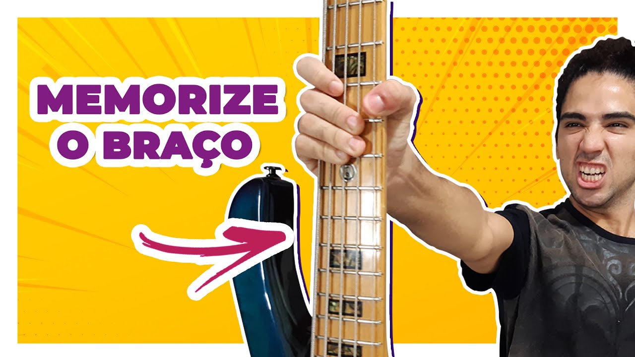 Memorizei Todas as Notas no Braço do Baixo (Passo a passo Prático)