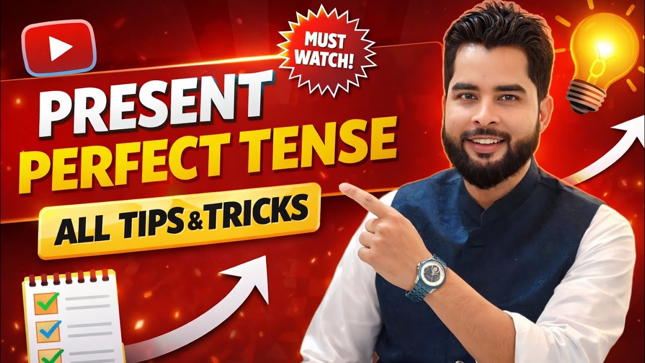 Present Perfect Tense 🔴 Must Watch | All Rules + Examples//