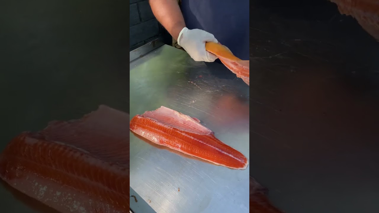 Goldforelle Filetieren #forelle #messer #filetofish #fische #lachsforelle #angeln
