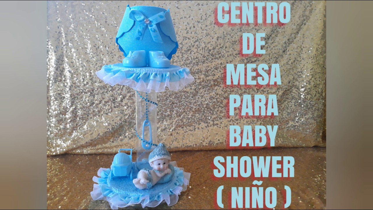 💙 CENTRO DE MESA PARA BABY SHOWER 💙 NIÑO 💙