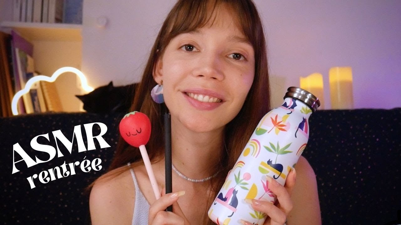 ASMR | Chit Chat de Rentrée, Nouvel Appart et Fournitures Scolaires