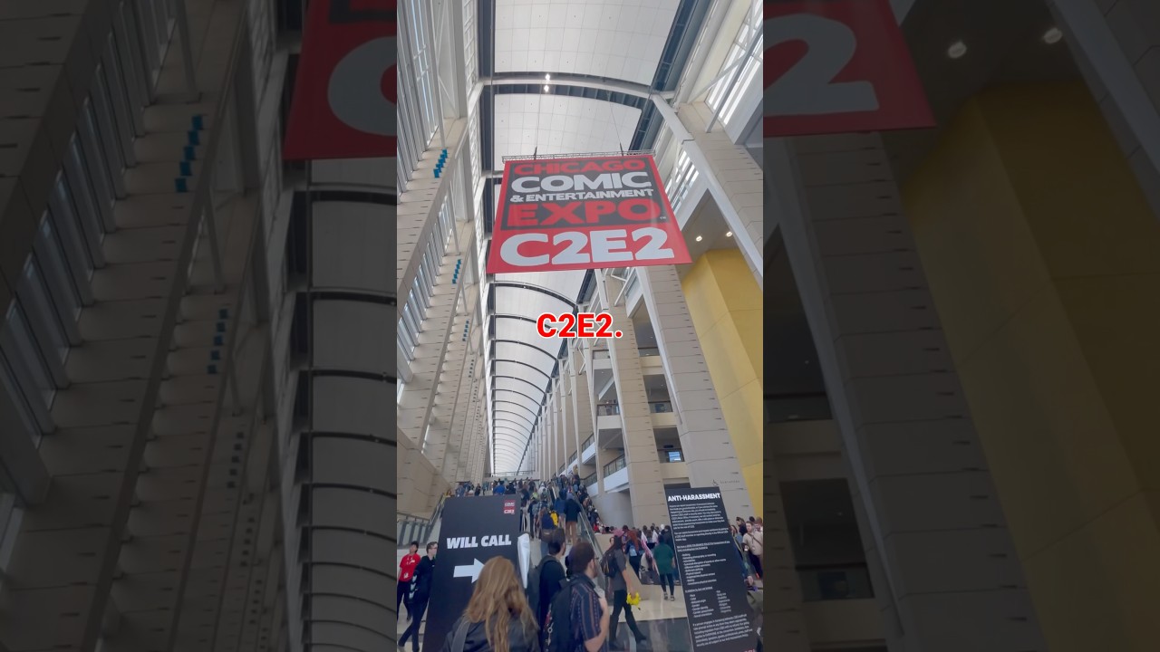 C2E2 2025, the biggest convention in Chicago! #shorts #america #usa #chicago #c2e2