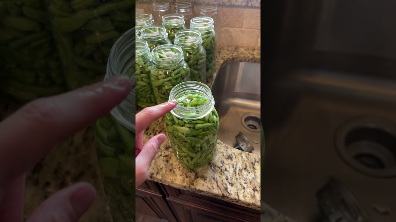 How To Can Green Beans: SO EASY!    #canning #homesteading #farmlife