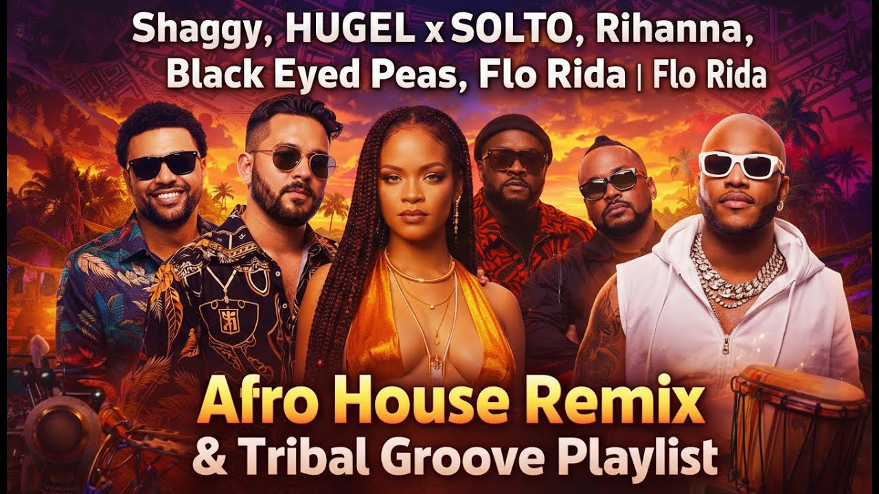 Shaggy, HUGEL x SOLTO, Rihanna, Black Eyed Peas, Flo Rida |Afro House Remix & Tribal Groove Playlist
