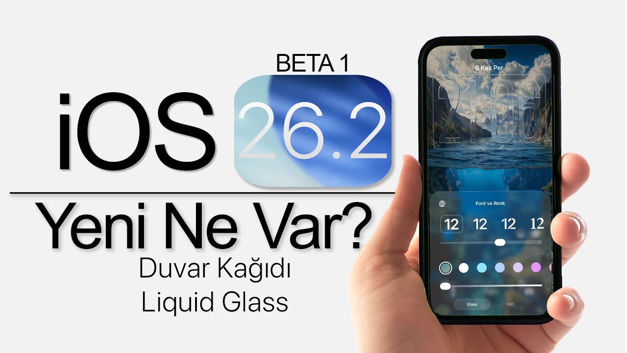 iOS 26.2 Beta 1 &Ccedil;ıktı! Kilit Ekranı ve T&uuml;m Yenilikler