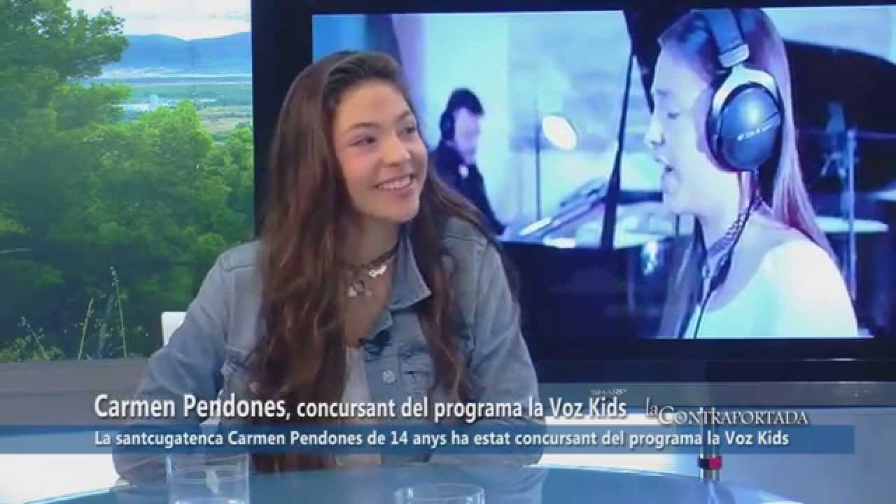 Entrevista a Carmen DeLeon (La Voz Kids), en TV Sant Cugat