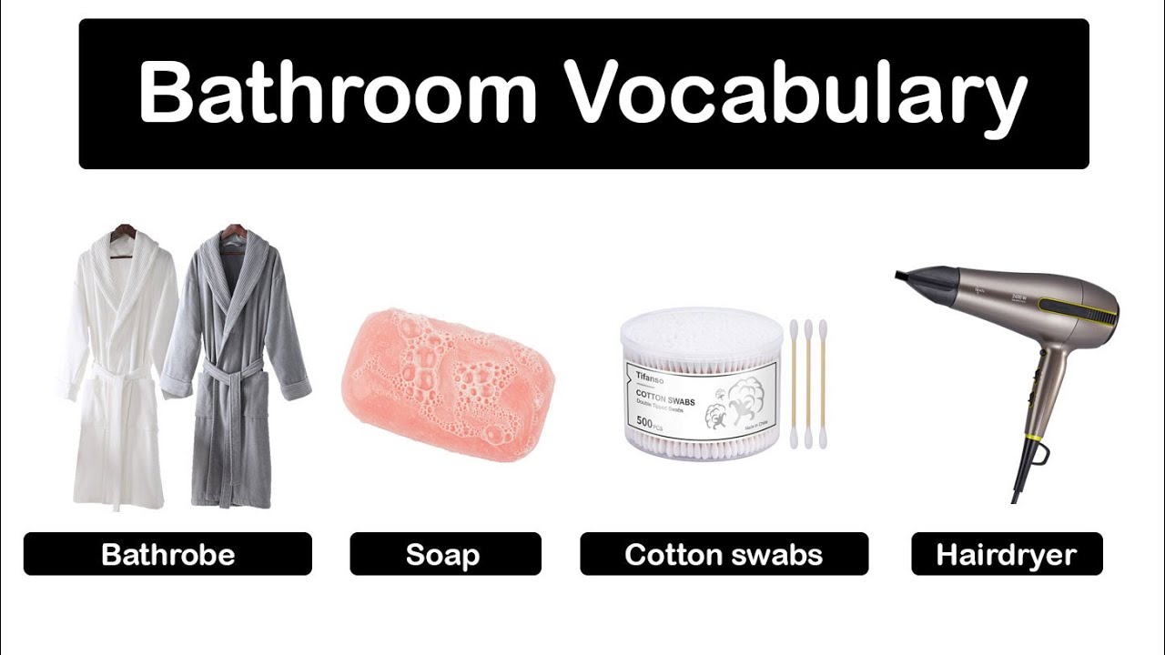 Bathroom Vocabulary in English