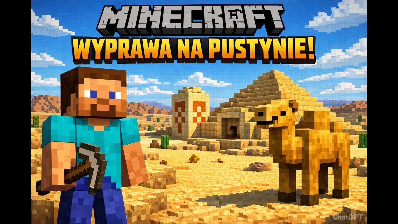 MINECRAFT 💦- WYPRAWA 🏖️NA PUSTYNIE🐫