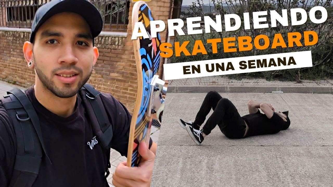 !APRENDIENDO SKATE EN UNA SEMANA! 🛹🔥