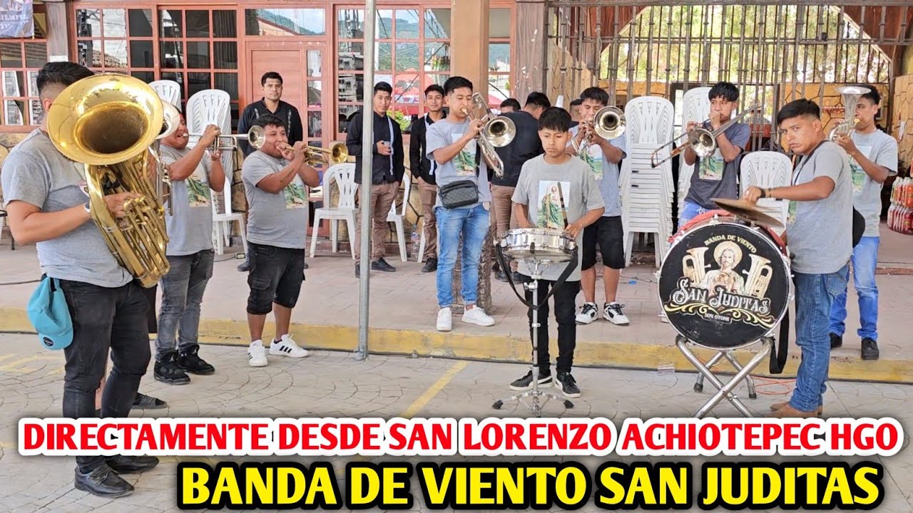 BANDA DE VIENTO SAN JUDITAS DE SAN LORENZO ACHIOTEPEC PRESENTE EN CONCURSO DE BANDAS
