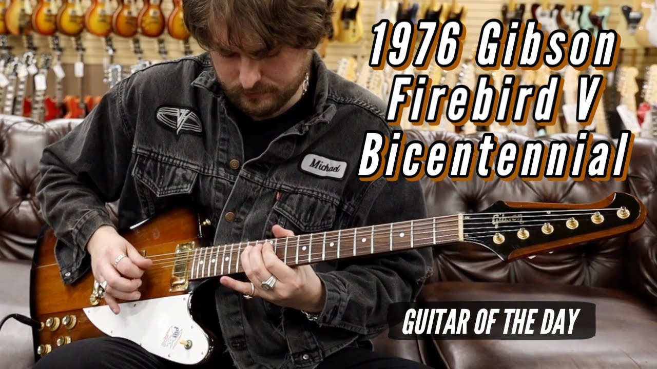 Gibson Firebird V 1976 года, двухсотлетие | Гитара дня