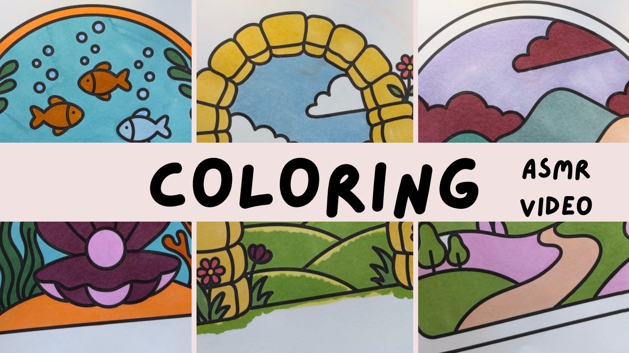 Color with me (ASMR) Lola Rue coloring book🌙