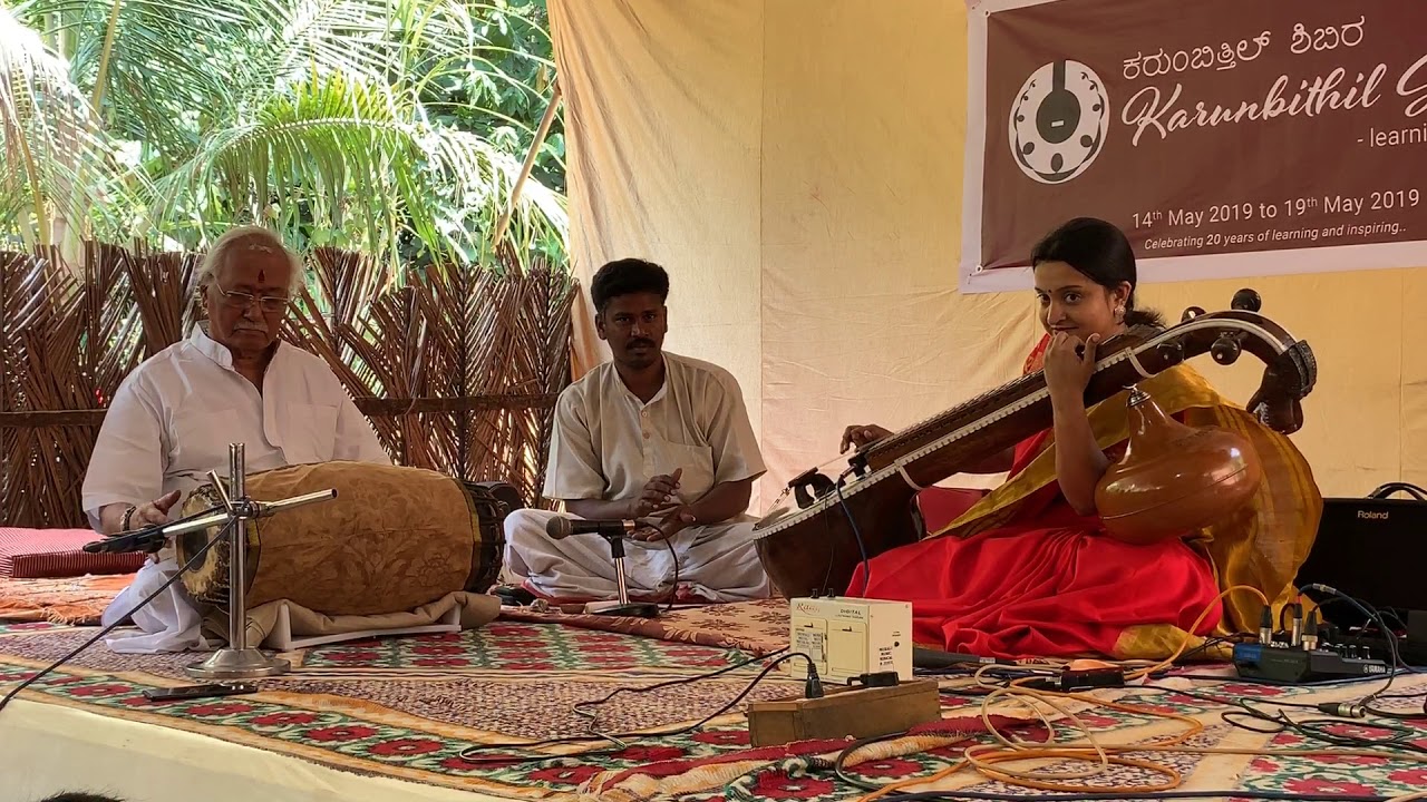 Veena recital by Dr.S.V.Sahana with Padmabhushan T.V.Gopalakrishnan on  the mridangam